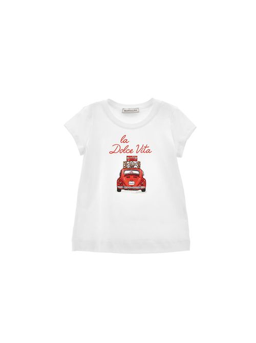 T-shirt, bambina, logata. MONNALISA | 11E626 52020099